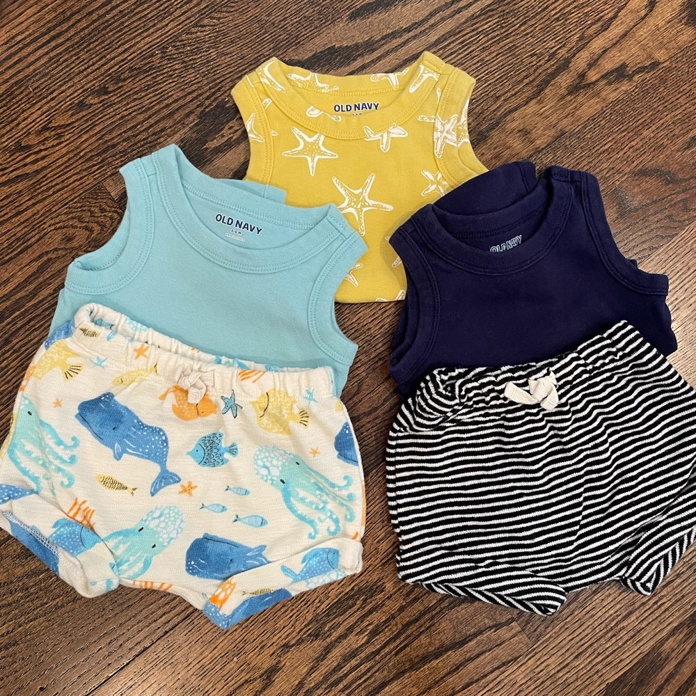 Old Navy, Baby Boy, Summer Clothing - nautical theme, 3-6months